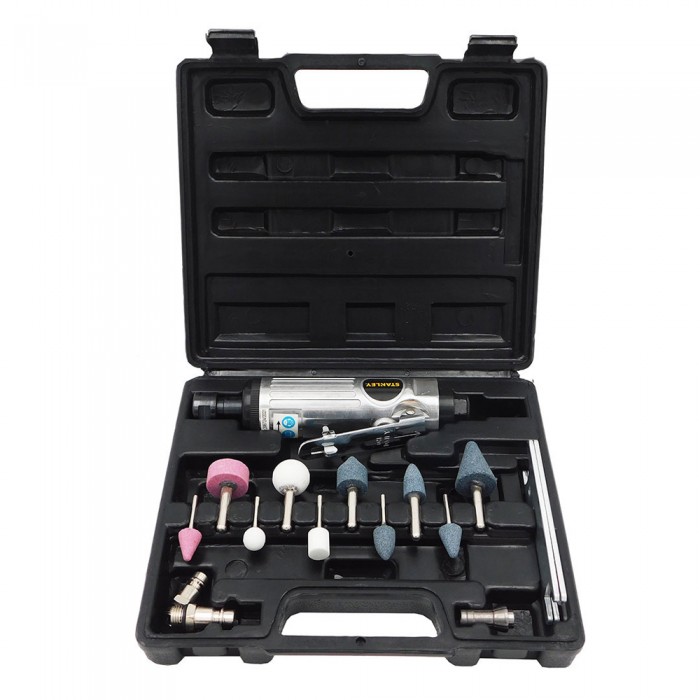 Αεροτροχός - Πολυτριβείο  1/4" με Εξαρτήματα Λείανσης Stanley 160153XSTN