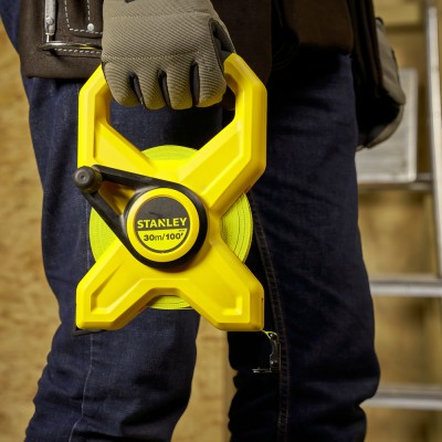 Μετροταινία Ανοιχτού Κελύφους από FIBERGLASS 30m STANLEY 2-34-792
