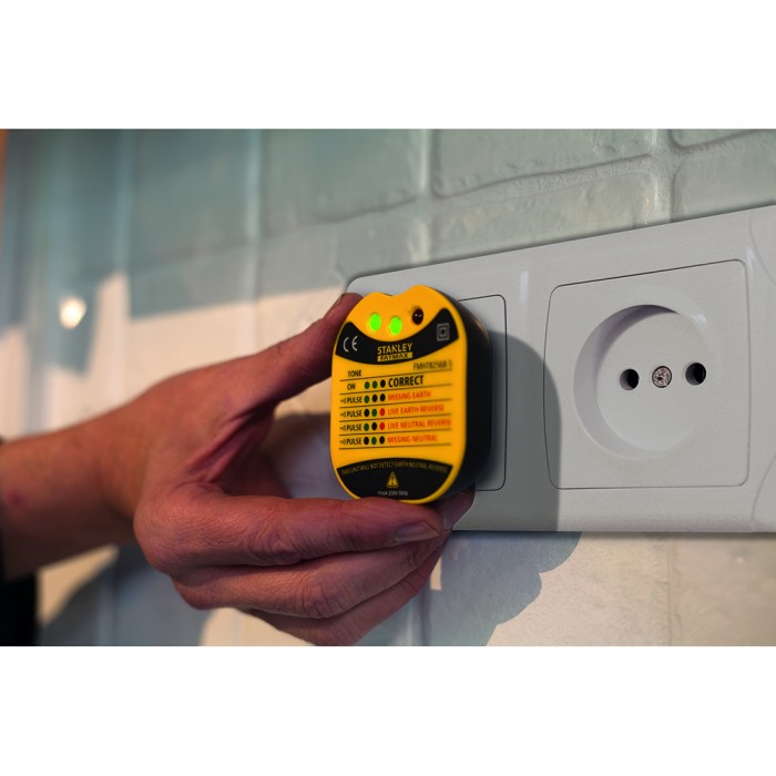 Πρίζα Ελέγχου Ορθής Καλωδίωσης Stanley FATMAX FMHT82569-6