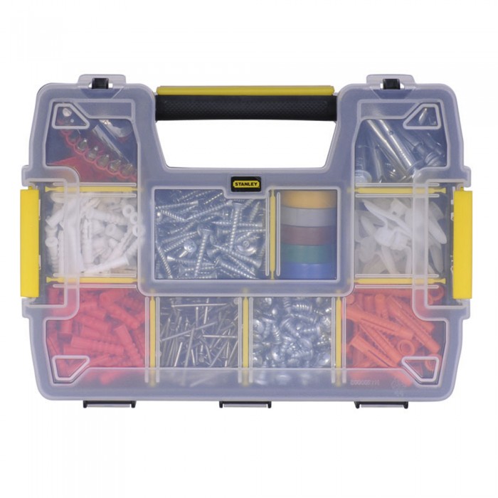 Ταμπακιέρα Εργαλείων 10 Θέσεων με Ρυθμιζόμενα Χωρίσματα 29.5x21.5x6.5cm STANLEY  SORT MASTER LIGHT STST1-70720