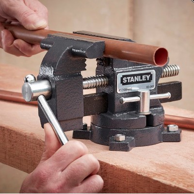 Μέγγενη Πάγκου Περιστρεφόμενη 4.5" Για Ελαφριές Εργασίες Maxsteel STANLEY  1-83-065 100mm 