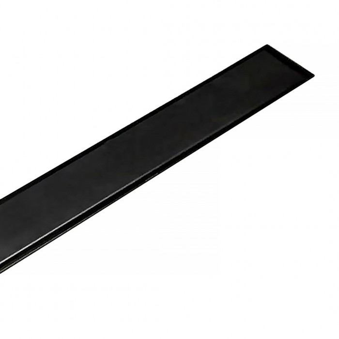 Κανάλι Ντουζiέρας Σιφών Tema 83734N 40cm Ανοξείδωτο με Αναστρεφόμενη Σχάρα Μαύρο