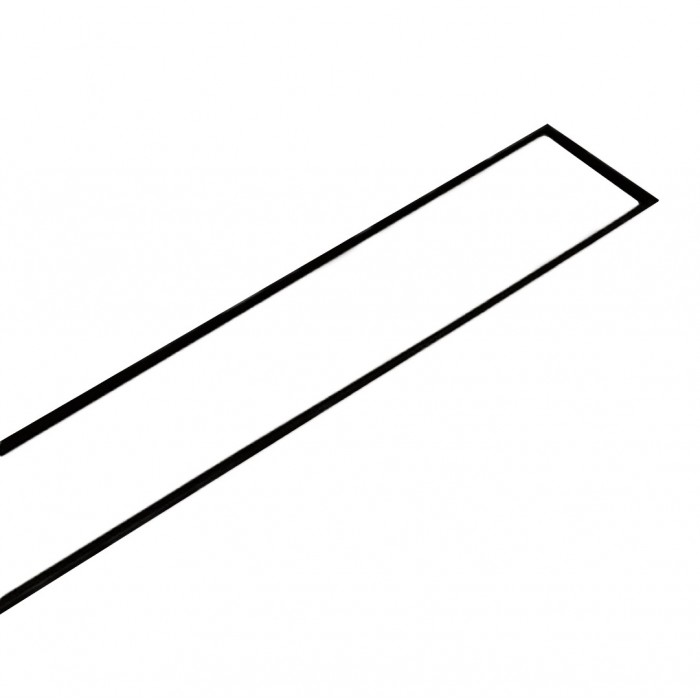 Κανάλι Ντουζiέρας Σιφών Tema 83734N 40cm Ανοξείδωτο με Αναστρεφόμενη Σχάρα Μαύρο