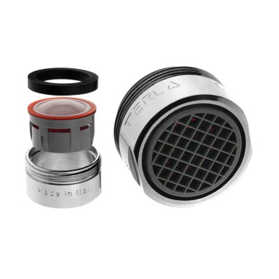 Φιλτράκι Βρύσης Οικονομίας (Περλάτορας) Αρσενικό με Ροή 4.5lt/min M24x1 Terla FreeLime AER24FL45