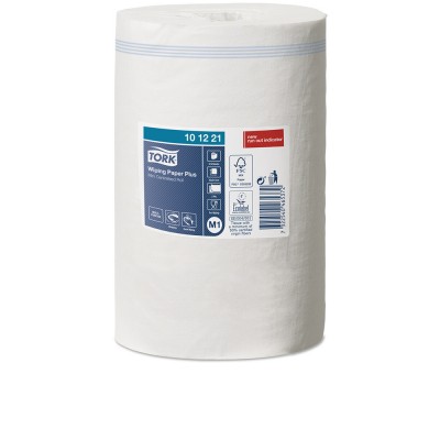 Ρολό Centerfeed Λευκό 2φυλλο 75m 11 Ρολά Tork Wiping Paper Plus Mini 101221