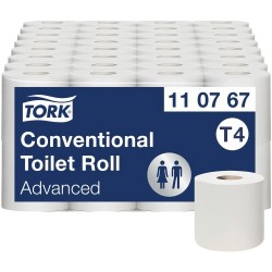 Ρολό Υγείας Λευκό 2φυλλο 30m 8x8 Ρολά Tork Conventional 110767