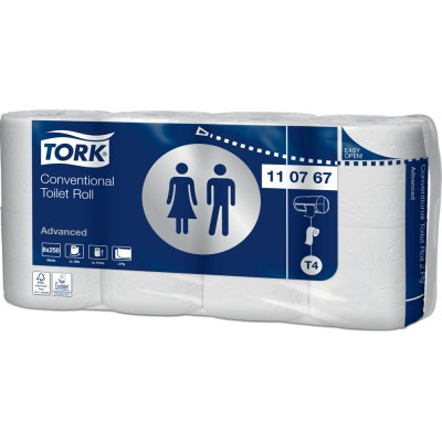 Ρολό Υγείας Λευκό 2φυλλο 30m 8x8 Ρολά Tork Conventional 110767
