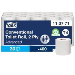 Ρολό Υγείας Λευκό 2φυλλο 48m 30 Ρολά Tork Conventional 110771