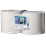 Ρολό Centrefeed Λευκό 2φυλλο 255m 2 Ρολά Tork Wiping Paper Plus 130041