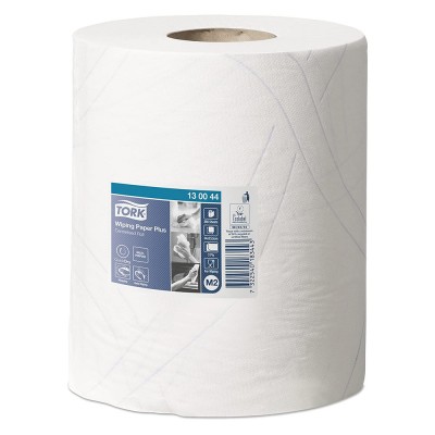 Ρολό Centerfeed Λευκό 2φυλλο 125m 6 Τεμάχια Tork Wiping Paper Plus 130044