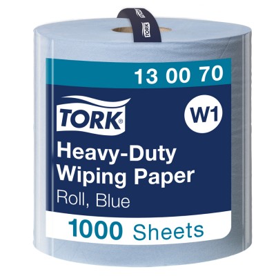 Βιομηχανικό Ρολό Μπλε 2φυλλο 340m 1 Ρολό Tork Wiping Paper Heavyduty 130070