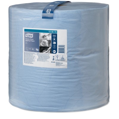 Βιομηχανικό Ρολό Μπλε 2φυλλο 340m 1 Ρολό Tork Wiping Paper Heavyduty 130070