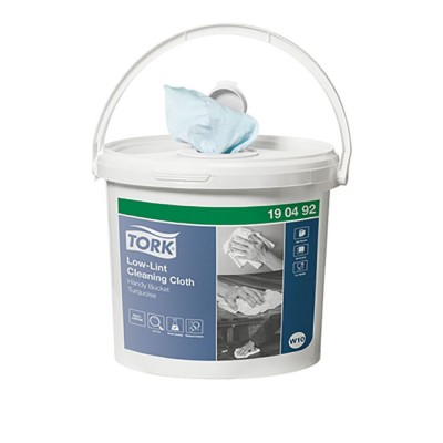 Πανί Καθαρισμού Σε Κουβά Non-Woven Τιρκουάζ 1φυλλο 60m 200τεμ 4 Τεμάχια Tork Low Lint 190492