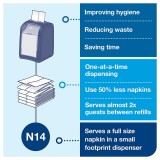 Συσκευή Χαρτοπετσέτας Μαύρη Tork Xpressnap Fit® 272900