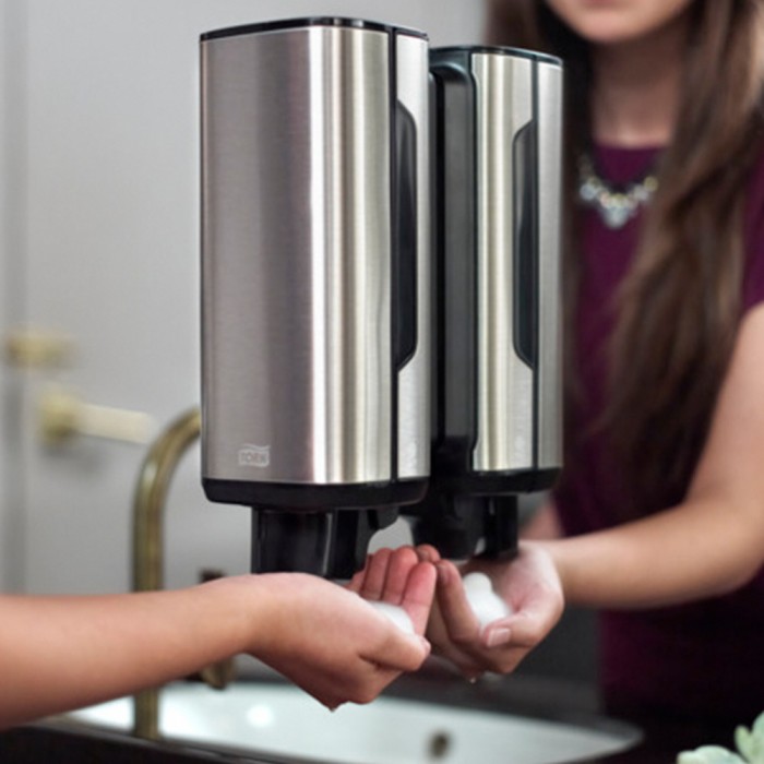 Συσκευή Σαπουνιού Χεριών Σε Αφρό Ανοξείδωτη 1l Tork 460010