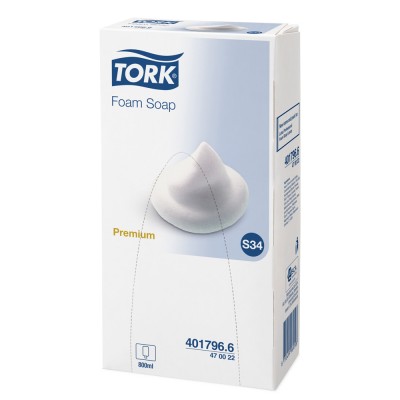 Σαπούνι Χεριών Σε Αφρό 800ml 6 Τεμάχια Tork 470022