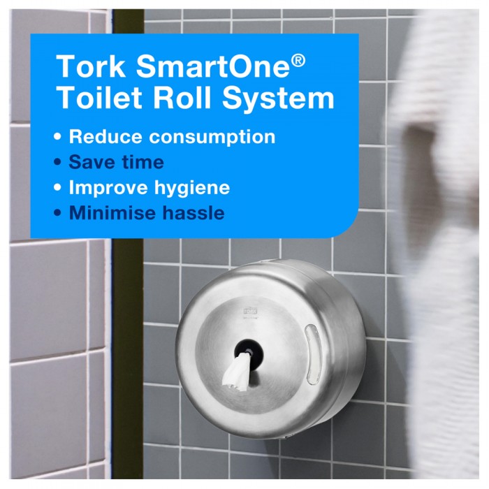 Συσκευή Χαρτιού Υγείας Centerfeed Ανοξείδωτη Tork SmartOne® 472054