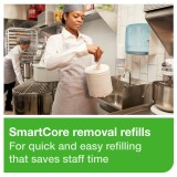 Συσκευή Ρολού Centerfeed Τιρκουάζ Τοίχου Tork Reflex™ 473180