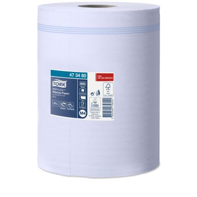 Ρολό Centerfeed Μπλε 1φυλλο 269,7m 6 Τεμάχια Tork Wiping Paper Plus 473480