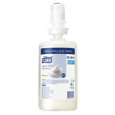 Σαπούνι Χεριών Σε Αφρό 1l 6 Τεμάχια Tork Luxury 520901