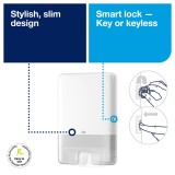 Συσκευή Χειροπετσέτας W Fold Λευκή Tork Xpress® 552000