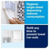 Συσκευή Χειροπετσέτας Mini W Fold Λευκή Tork Xpress® 552100