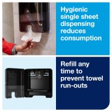 Συσκευή Χειροπετσέτας Mini W Fold Μαύρη Tork Xpress® 552108