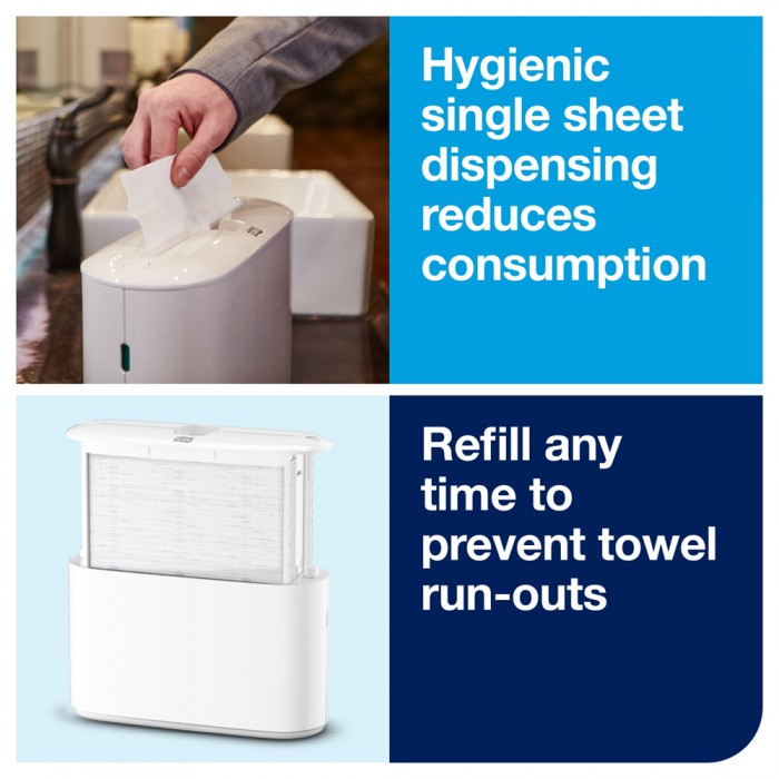 Συσκευή Χειροπετσέτας W Fold Λευκή Tork Xpress® 552200