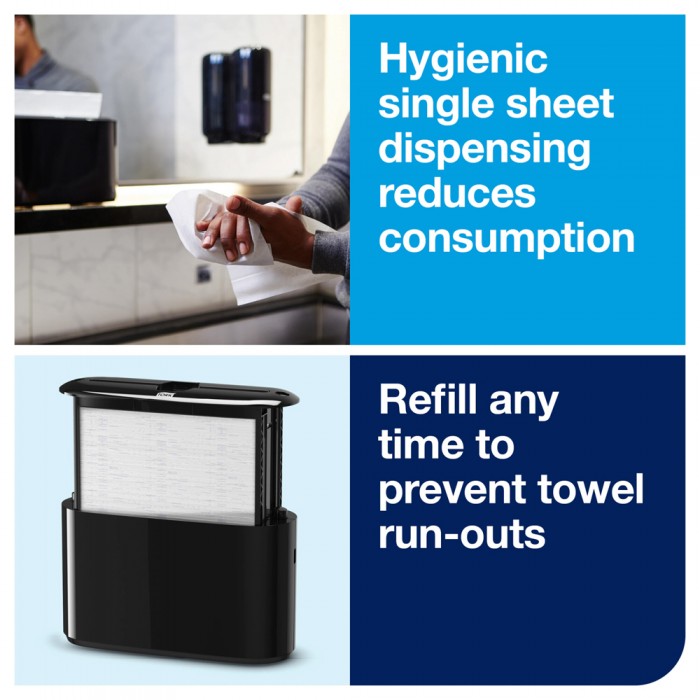 Συσκευή Χειροπετσέτας W Fold Μαύρη Tork Xpress® 552208