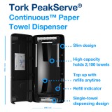 Συσκευή Χειροπετσέτας Μαύρη Tork PeakServe® Continuous™ 552508