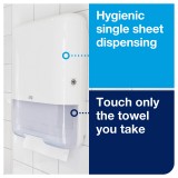 Συσκευή Χειροπετσέτας V Fold (Zig Zag) Λευκή Tork 553000