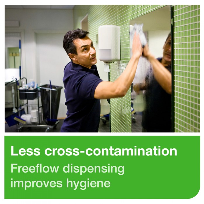 Συσκευή Ρολού Κουζίνας Centerfeed Λευκή Τοίχου Tork Mini 558000