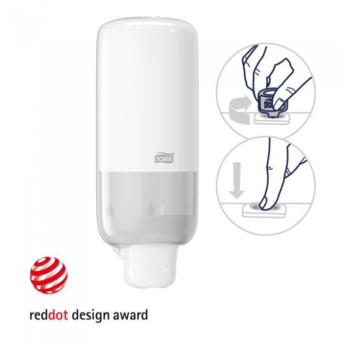 Συσκευή Σαπουνιού Χεριών Σε Αφρό Λευκή 1l Tork 561500