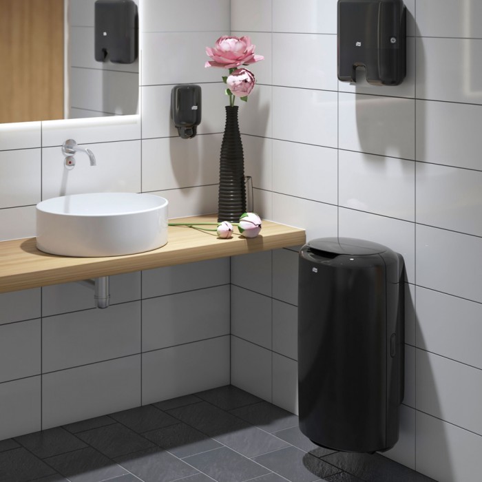 Χαρτοδοχείο Μαύρο 50l Tork 563008