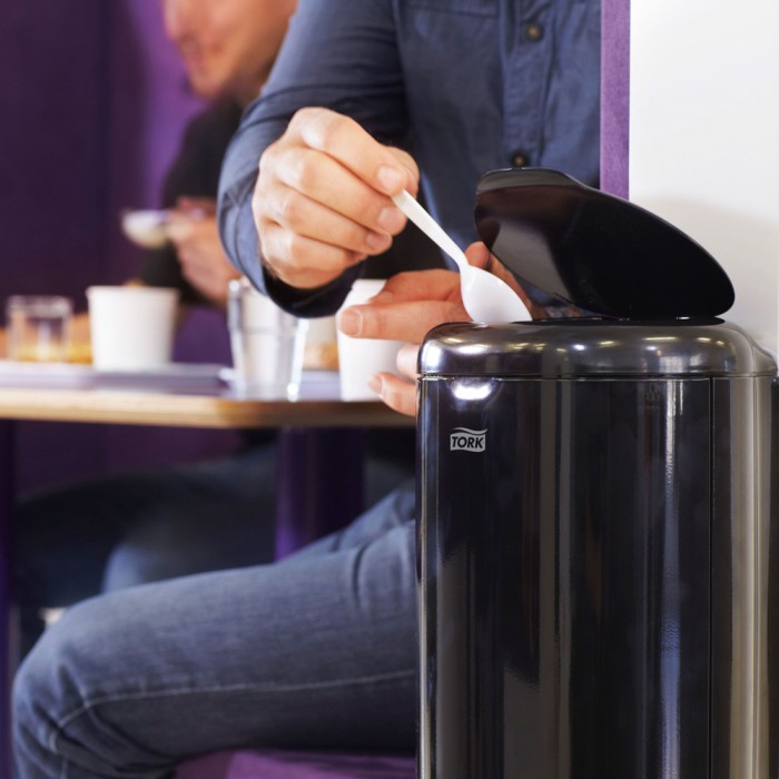 Χαρτοδοχείο Μαύρο 5l Tork Mini 564008