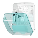 Συσκευή Βιομηχανικού Ρολού Τιρκουάζ/Λευκή Τοίχου Tork Basic Paper 651420