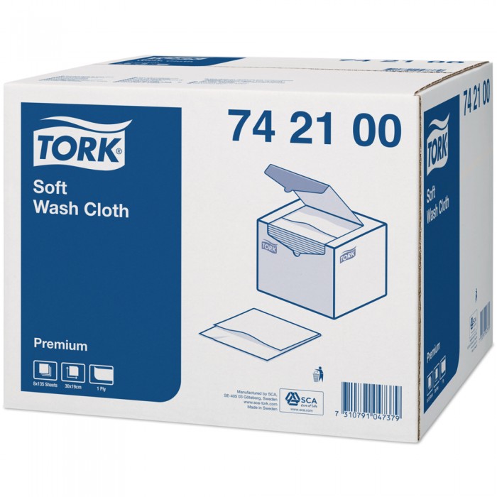 Πανί Πλυσίματος Ασθενών 1φυλλο 135τεμ Tork 742100