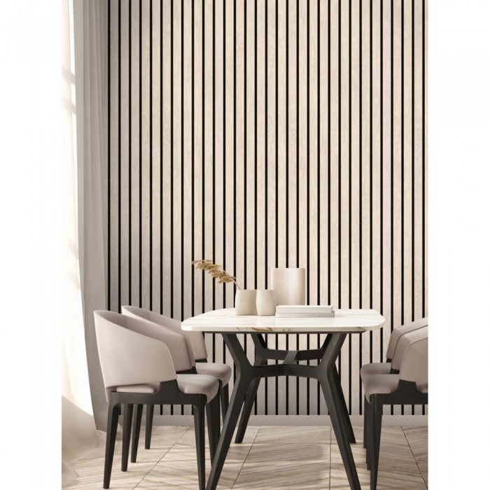 Ταπετσαρία Τοίχου 0.53x10.05m UGEPA Collection BRUT beige and black M80207