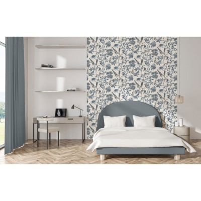 Ταπετσαρία Τοίχου UGEPA Collection ELEGANCE Blue, Cream 0.53x10.05m M45801