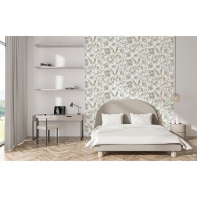 Ταπετσαρία Τοίχου UGEPA Collection ELEGANCE Green, Cream 0.53x10.05m M45804