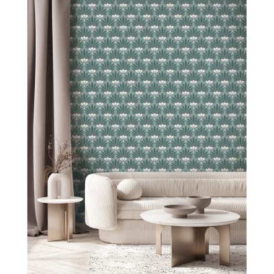 Ταπετσαρία Τοίχου UGEPA Collection ELEGANCE Green 0.53x10.05m M53304