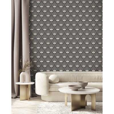 Ταπετσαρία Τοίχου UGEPA Collection ELEGANCE Black 0.53x10.05m M53309