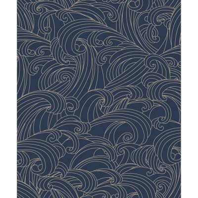 Ταπετσαρία Τοίχου UGEPA Collection ELEGANCE Blue 0.53x10.05m M62901