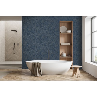 Ταπετσαρία Τοίχου UGEPA Collection ELEGANCE Blue 0.53x10.05m M62901