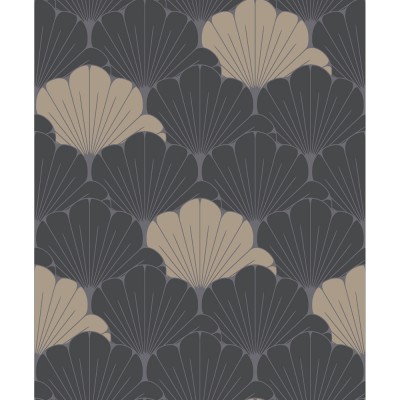 Ταπετσαρία Τοίχου UGEPA Collection ELEGANCE Black, Beige 0.53x10.05m M64009