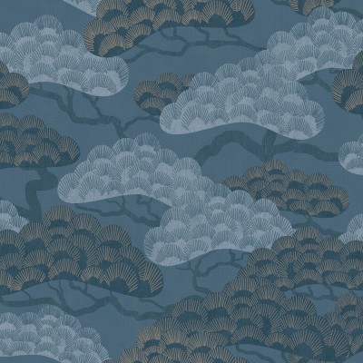 Ταπετσαρία Τοίχου UGEPA Collection ELEGANCE Blue 0.53x10.05m M64401