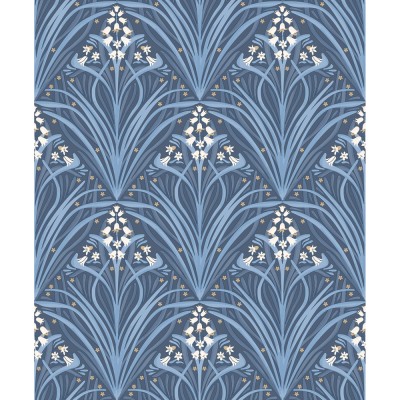 Ταπετσαρία Τοίχου UGEPA Collection ELEGANCE Blue 0.53x10.05m M66101