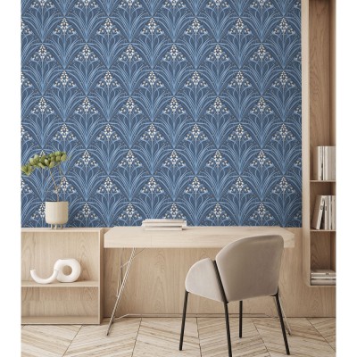 Ταπετσαρία Τοίχου UGEPA Collection ELEGANCE Blue 0.53x10.05m M66101