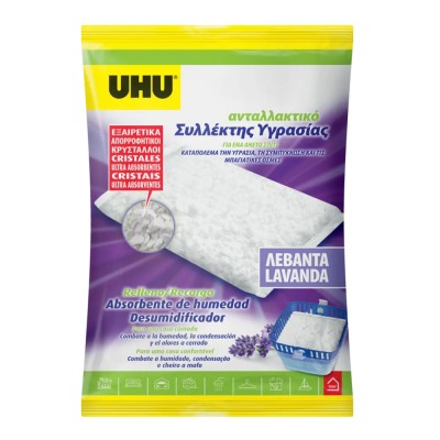 Ανταλλακτική Σακούλα για Συλλέκτη Υγρασίας με Άρωμα Λεβάντας 450g UHU Moisture Absorber 35942