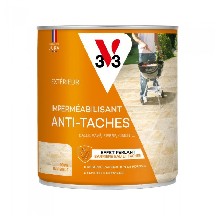 Αδιαβροχοποιητικό Δαπέδων 750ml Διάφανο V33 ANTI-TACHES 012039